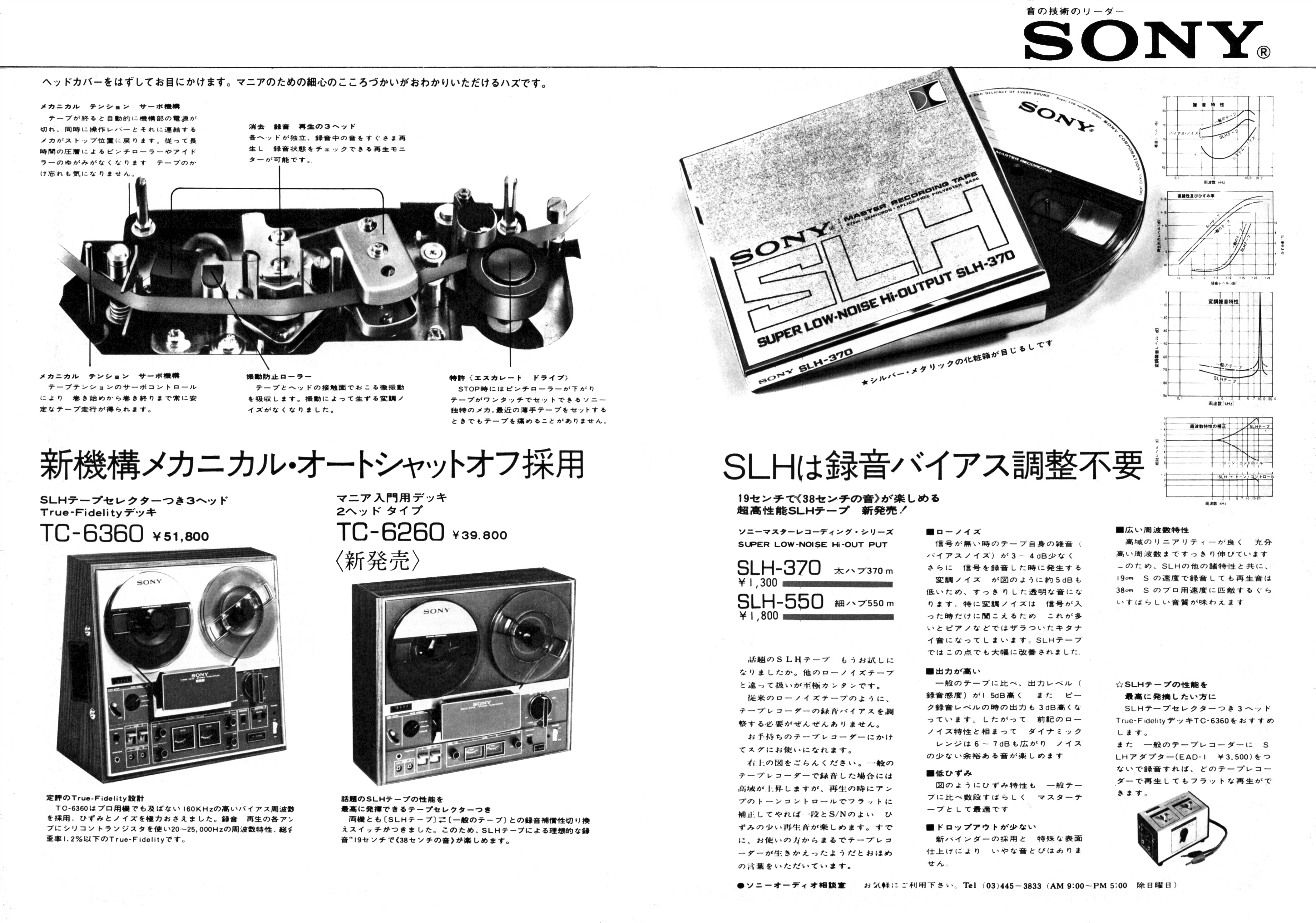 ソニー TC-6360, TC-6260, SLH | the re:View (in the past)