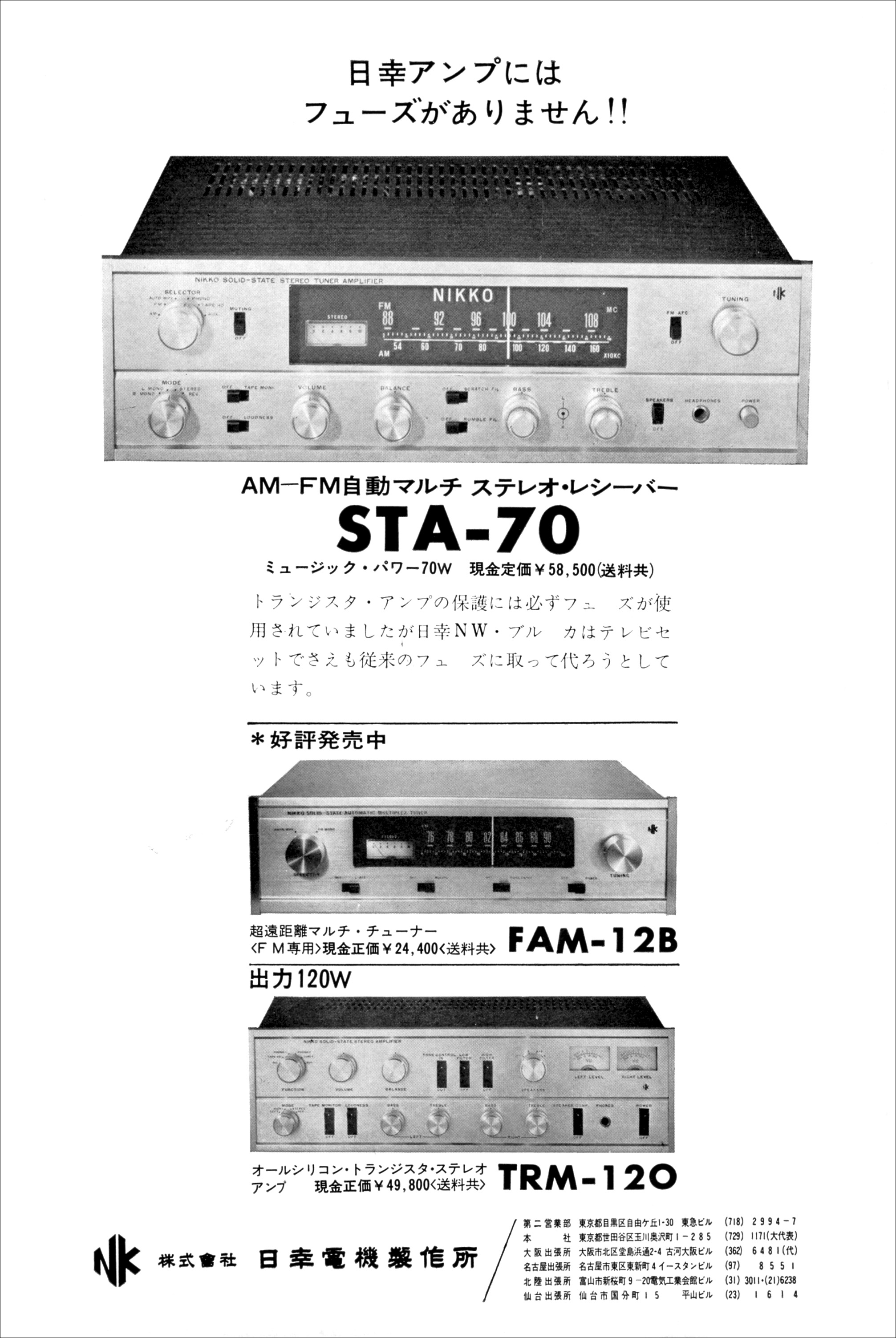 ★NIKKO RECEIVER R-5000 70年代 ビンテージ レシーバ―